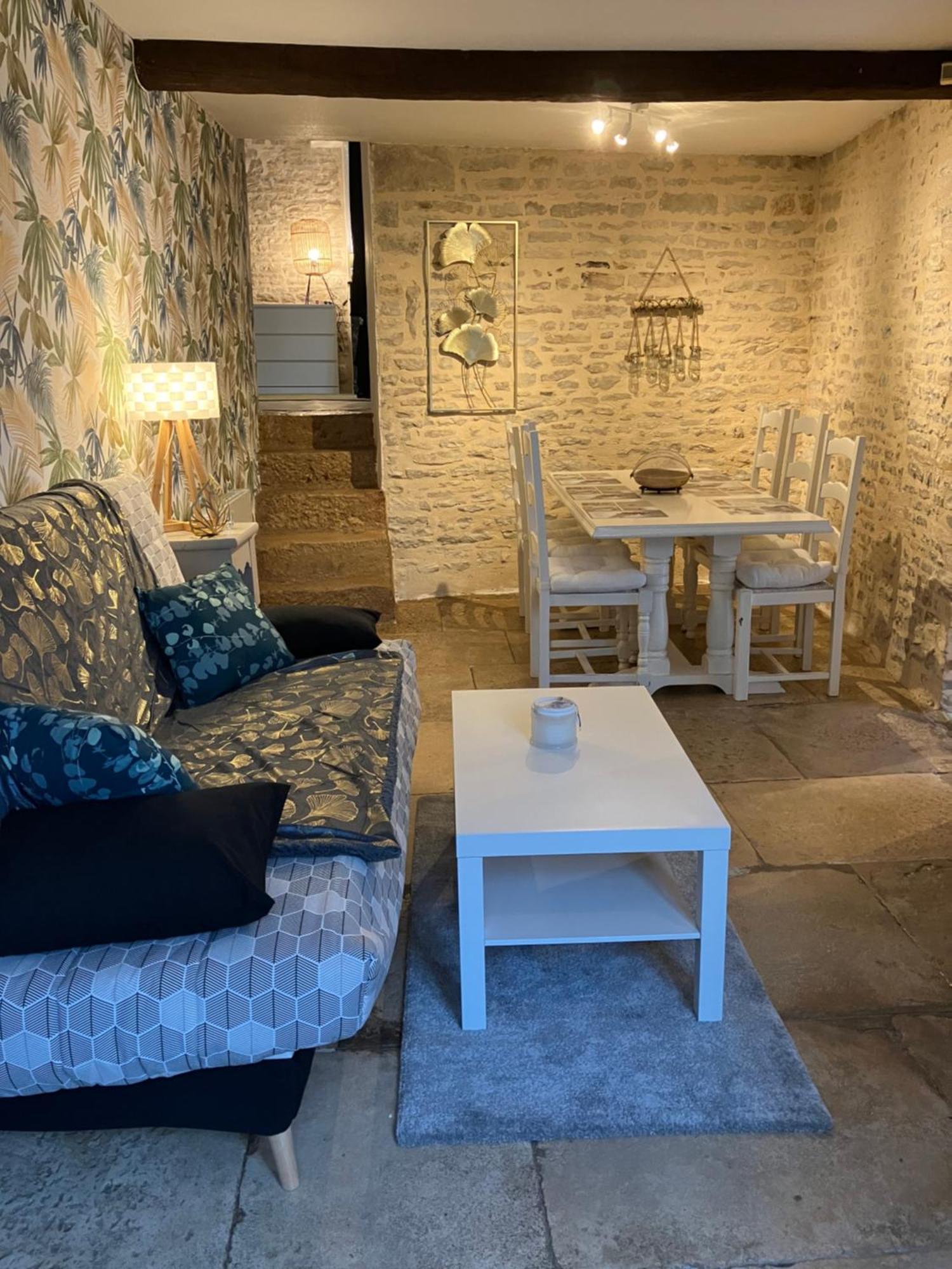 Charmante Maison En Pierres Precy-le-Sec Esterno foto