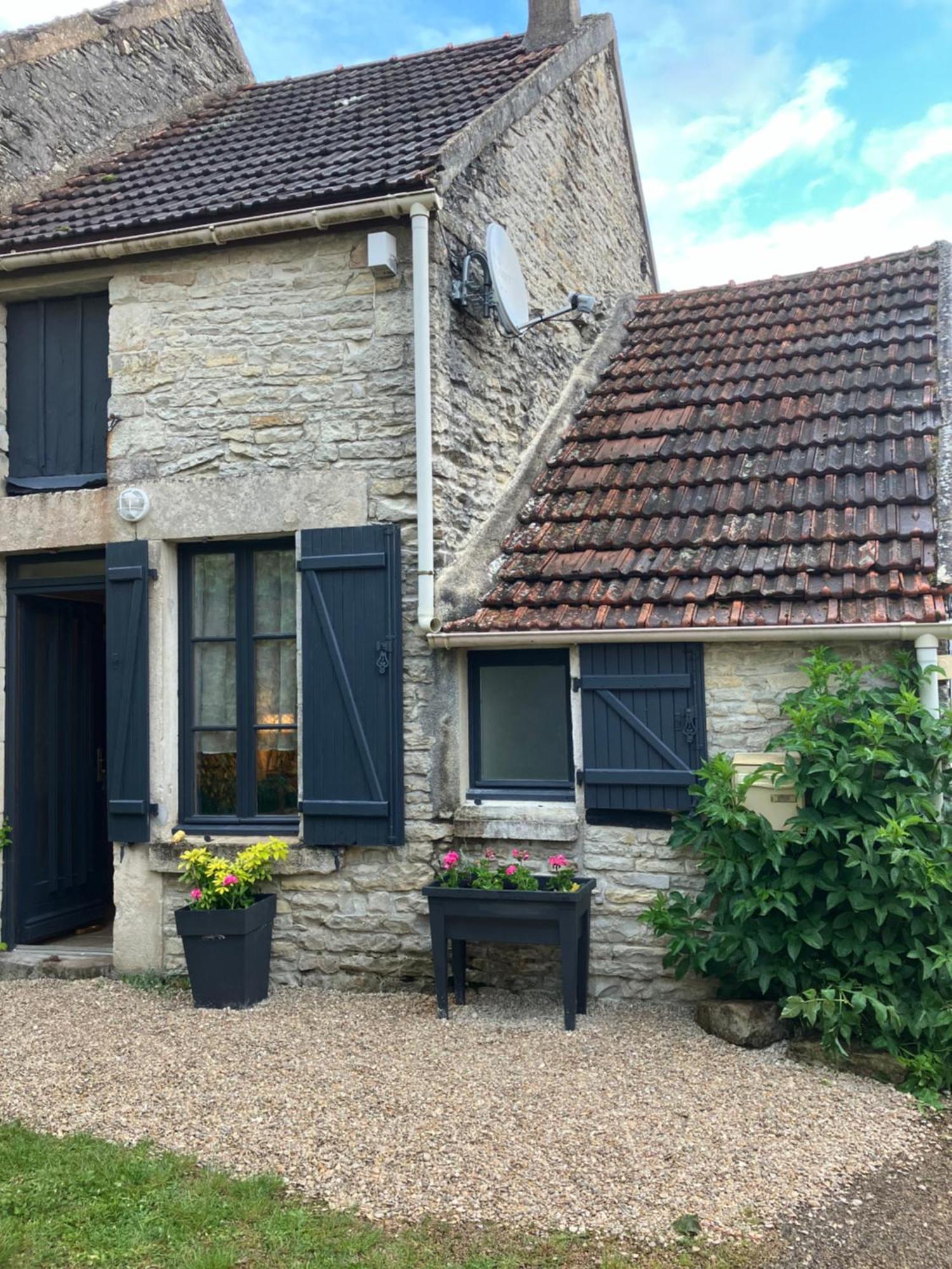 Charmante Maison En Pierres Precy-le-Sec Esterno foto